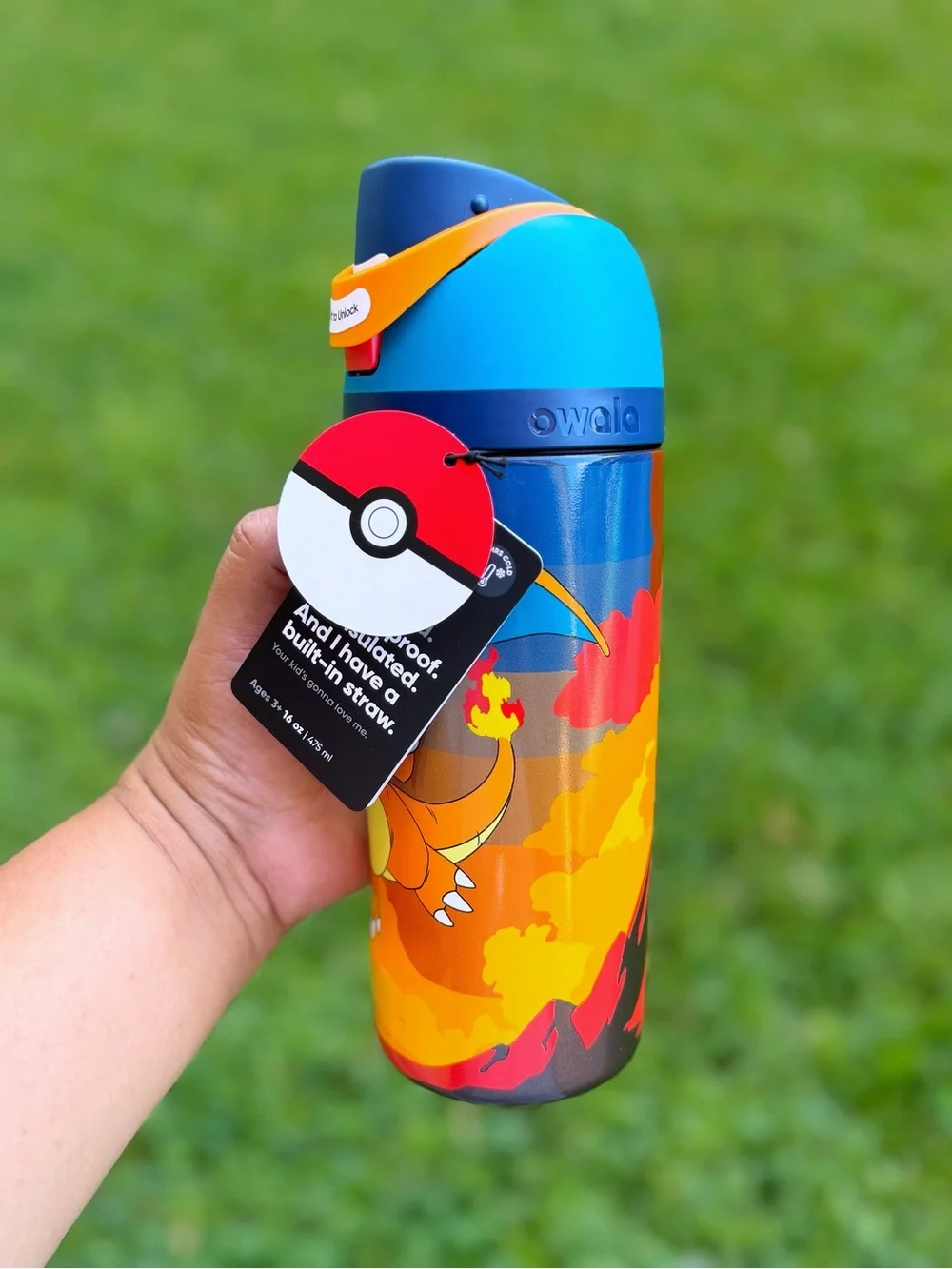 Owala Pokemon Charizard Brings the Heat Water Bottle